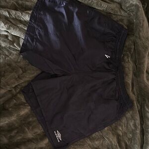 Umbro Black Athletic Shorts Lightweight Performance